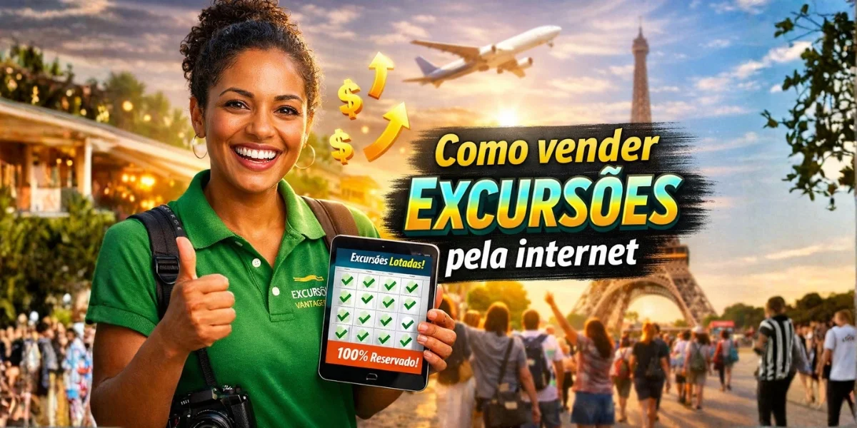 Como vender excursões com sistema profissional e vendas online de excursões