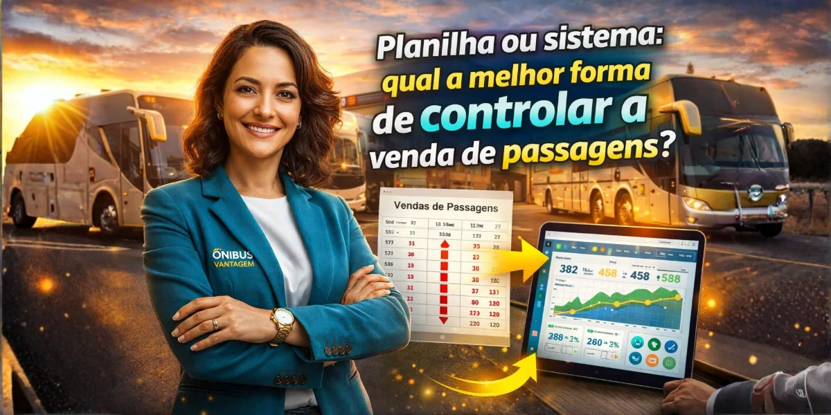 Sistema Vexado vs planilhas no transporte rodoviário