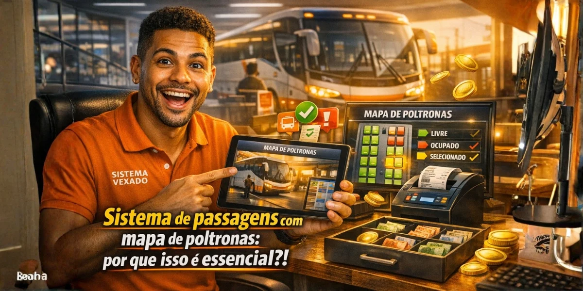 Sistema de passagens com controle de poltronas