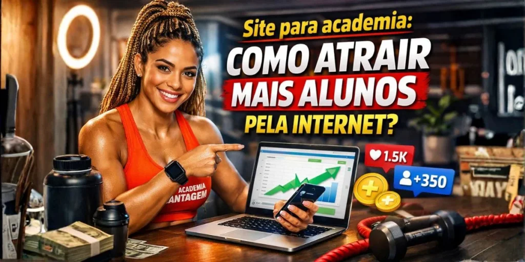Você tem uma academia equipada, instrutores capacitados e treinos de qualidade, mas sente que está perdendo alunos para a concorrência que aparece mais facilmente nas buscas online? Muitos proprietários dependem apenas de indicações ou postagens nas redes sociais, o que limita o crescimento das matrículas. Ter um site para academia profissional é a estratégia mais eficaz para atrair mais alunos pela internet de forma constante e sustentável.