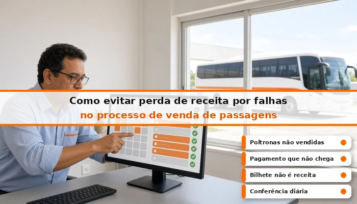 Imagem ilustrativa: Como evitar perda de receita por falhas no processo de venda de passagens